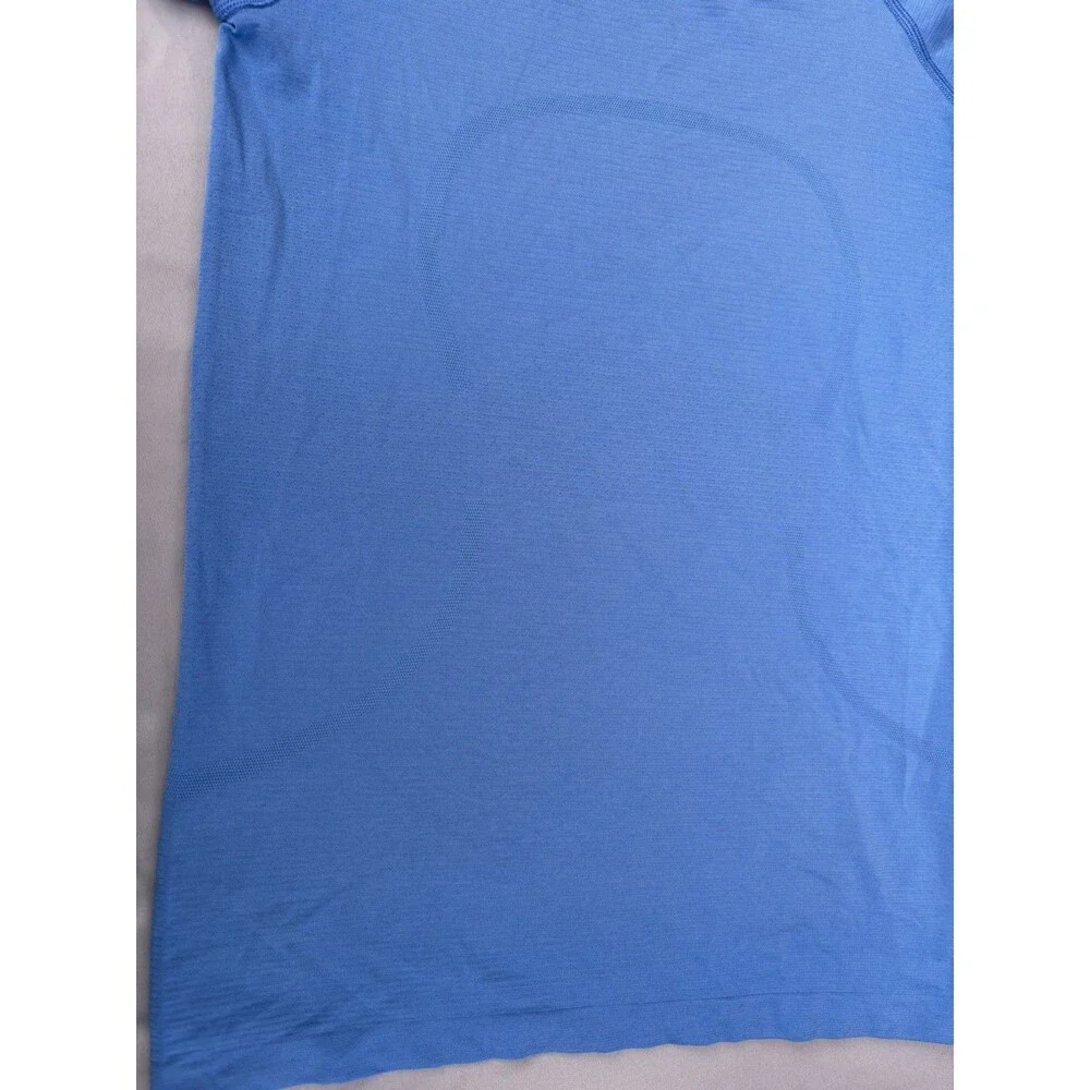 Lululemon Swiftly Tech 2.0 Shirt Womens Blue Short Sleeve Running Tee Top